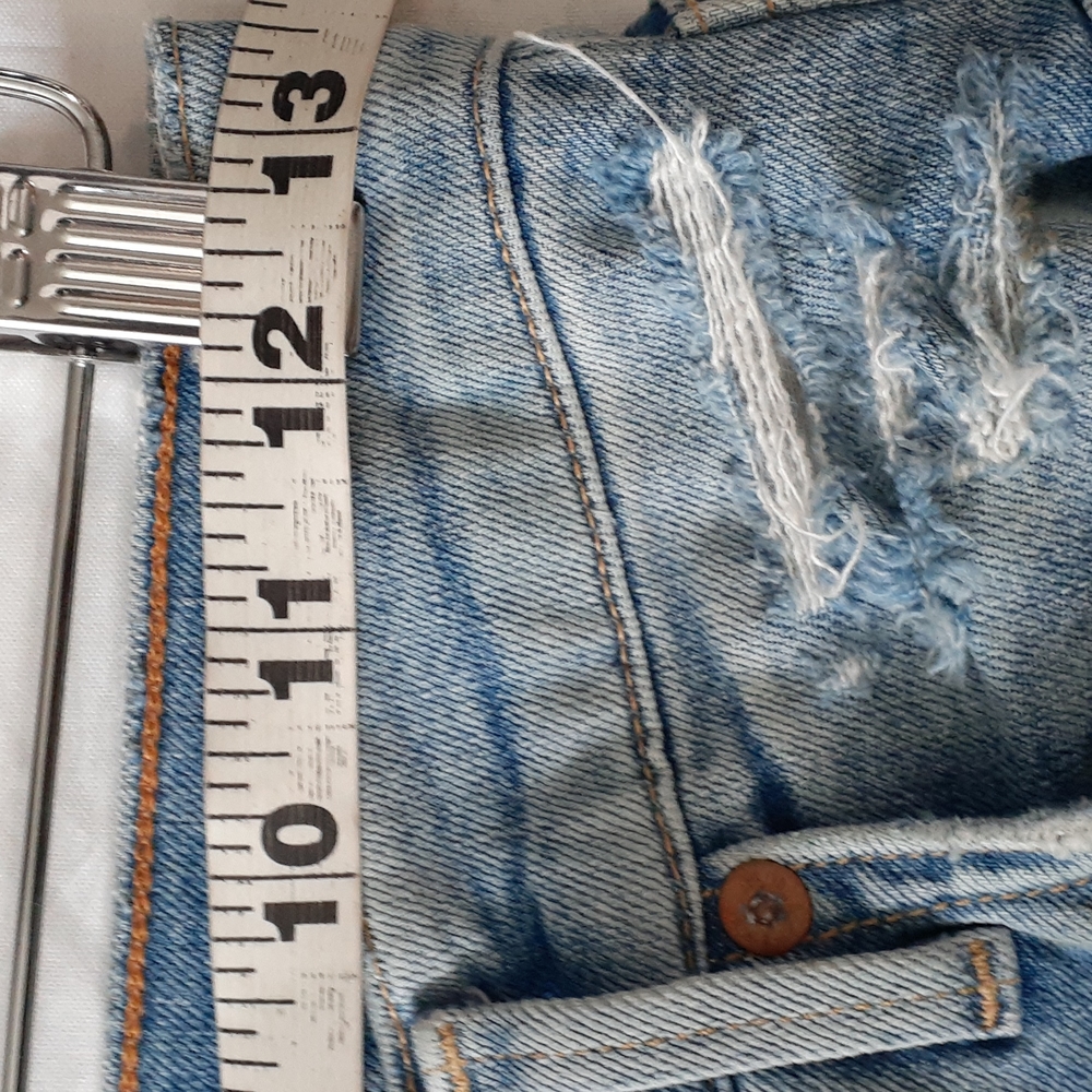 AGOLDE  distressed blue jeans size 26 - Picture 9 of 16